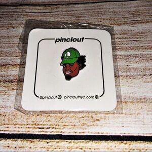 Pinclout Rapper Lapel Enamel Pin NWT